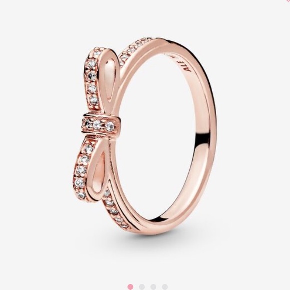 pandora rose gold bow ring pandora rose gold bow ring